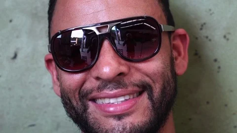 Man Looking at the Camera Video stock 84740203