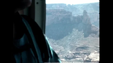 Man Looking at Canyon Stock Footage 276291441