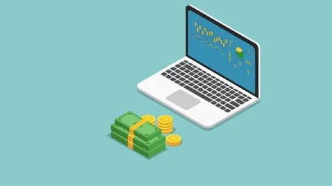Man looking at corporate bond statistics graph Stock Footage 158035359