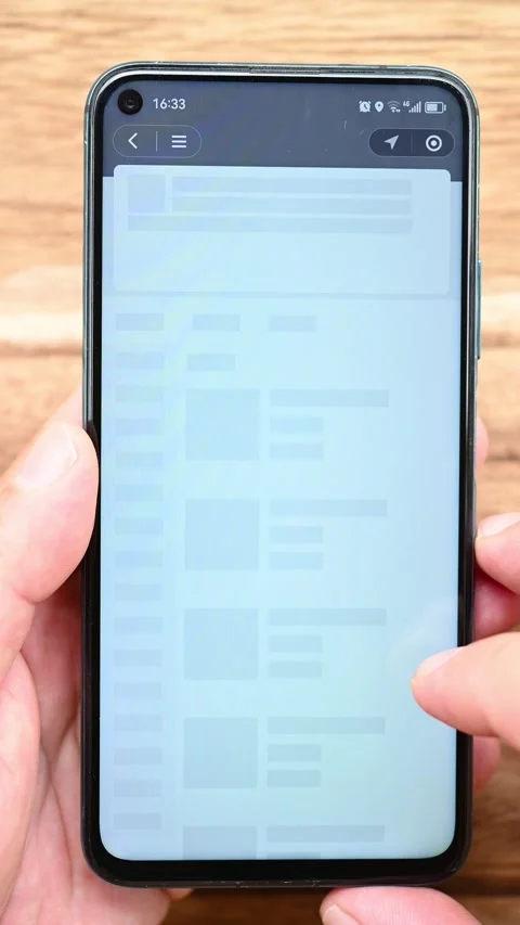 Man looking for drinks on Luckin Coffees online shopping web vertical Stock Footage 249707126