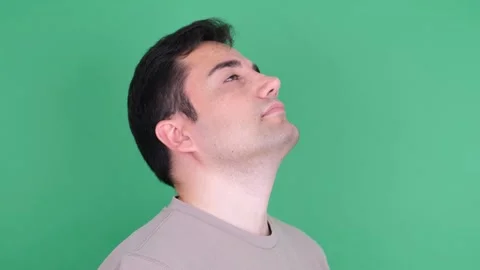 Man looking up Stock Footage 279712370