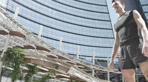 Man looking in the future 스톡 동영상 50619478