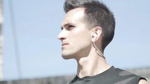 Man looking in the future Stock Footage 50619533