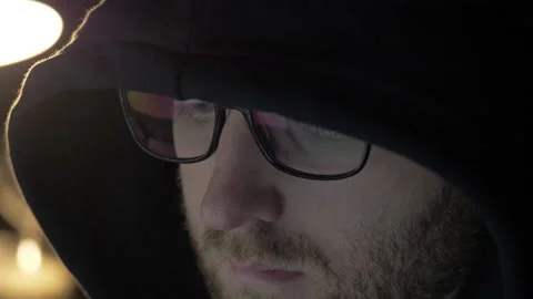 Man Looking at His Devices While Coding Stock Footage 208746128