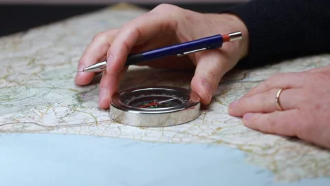 Man looking for his direction Stock Footage 146705507