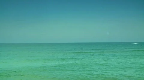 A man looking to the ocean. Stock Footage 462791