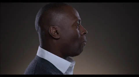 Man looking Right profile Stock Footage 22679944