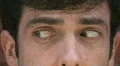 Man looks around. HD Footage