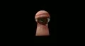 Man looks through a keyhole HD Footage
