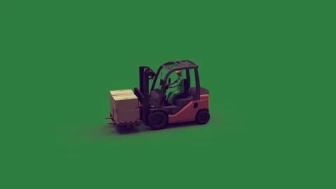 Man Looping With Suit Isolated Green Screen Stock Video Vidéo 338016554