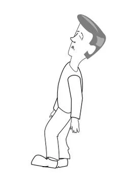 The man lost consciousness Stock Illustration