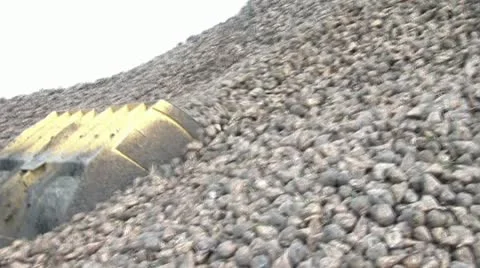 Man Made Avalanche - Sugar Beet Mountain Stock Footage 12597896