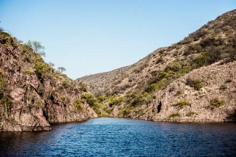 Man made dam Stock Photos
