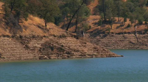 Man Made Lake Stock Footage 876059