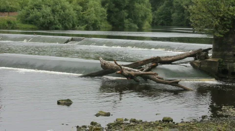 Man made rapids Video stock 859533