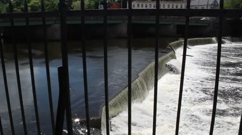 Man-Made Waterfall Dam Levy (77) Видео 33841429