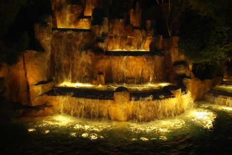 Man made waterfall Foto stock