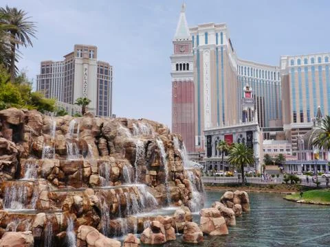 Man made waterfall Foto stock