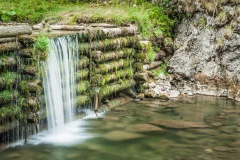 Man made waterfall Stock Photos