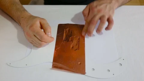 A man makes a circuit to the pickups. The view from the top, smoothing film, mal Stock Footage 84661855