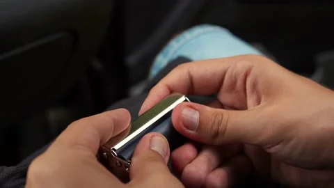 Man makes a roll-up with a special device Stock Footage 168119110