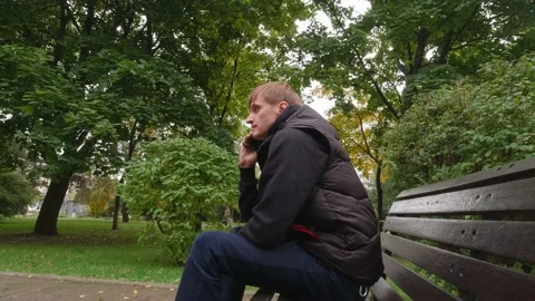 Man Making A Call Stock Footage 162210222