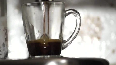 Man is making a coffee Stock Footage 63176969