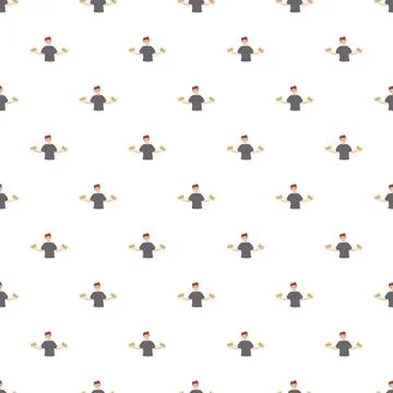 Man making decision with yes no options pattern Illustrazione stock