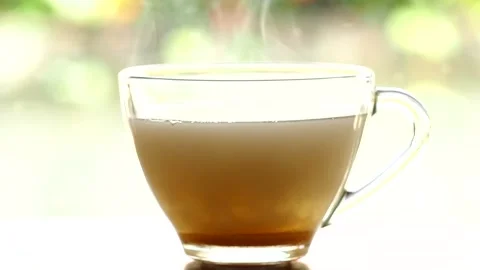 Man is making ginger ale by ginger powder, in studio   Chiangmai  Thailand. Stock Footage 243259669