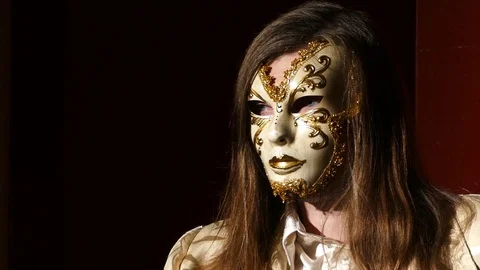 Man with mask A Stock Footage 82647407