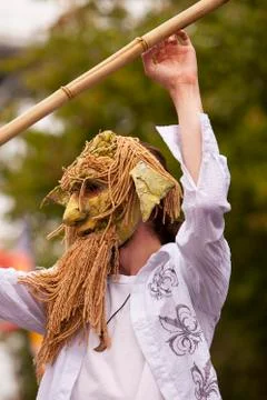 Man in mask Stock Photos