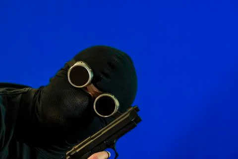 The man in the mask. Stock-Fotos