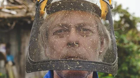 Man with mask Stock Photos