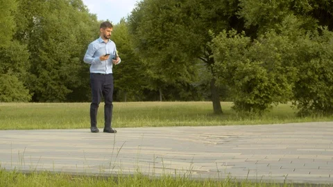A man measuring a hole in the tile Stock Footage 114694549