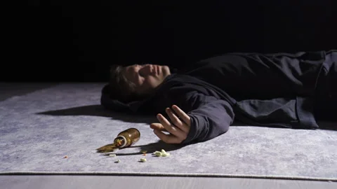 Man with mental disorders commits suicide. Stock-Footage 220150371
