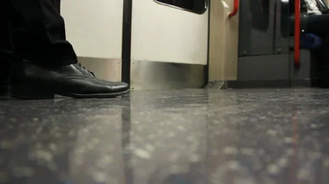 Man in metro. Stockbeeldmateriaal 36078352