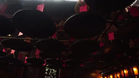 Man Mo Temple Stock Footage 244190243