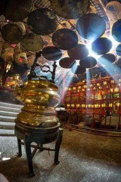 Man mo temple Stock Photos