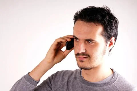 Man with mobile phone Stock Photos