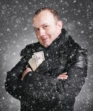 Man with money 写真素材