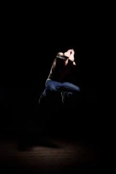 Man in motion Stock Photos