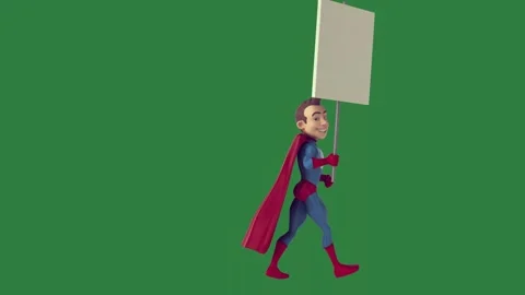 Man Motion Transparent Background Animation Stock Footage 338017059