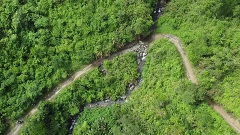 Man on a motorcycle rough road Stock Footage 243903165