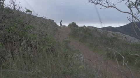 Man Mountain Biking 4K 動画素材 74478372
