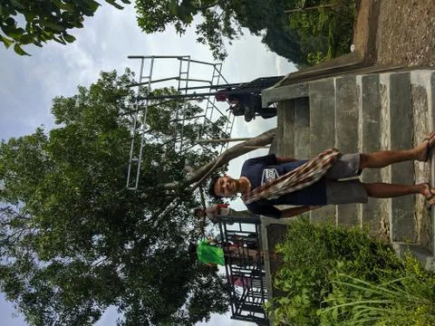 A man in the mountain Stock Photos