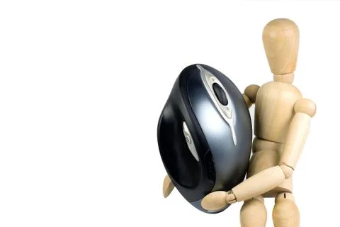 Man With a Mouse Stock Photos