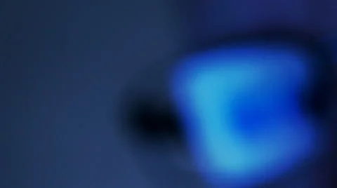 Man moves forward to show charts reflected in glasses Video stock 61822057