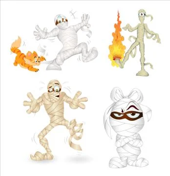 Man mummy Stock Illustration