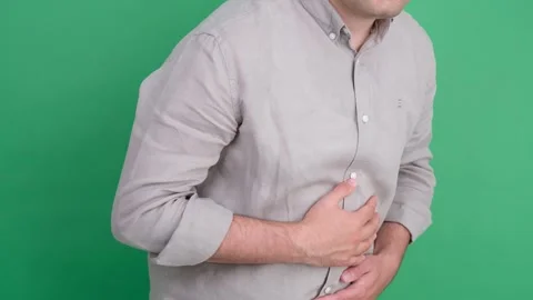 Man with nausea Video stock 278178128