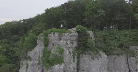 Man on an Observation Tower 動画素材 83448226